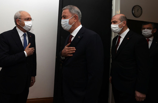 Son dakika Bakan Akar ve Soylu, Kemal Kılıçdaroğlu'nu ziyaret etti! Gara operasyonunu anlattılar