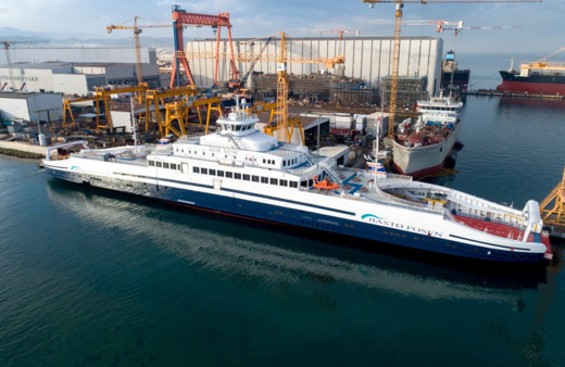 Türk mühendislerin yaptığı dünyanın en büyük elektrikli feribotu Norveç sularında