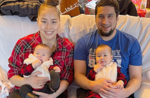 10 hafta karantinaya girmişti! Karantina ikizlerine evlerine geri döndü