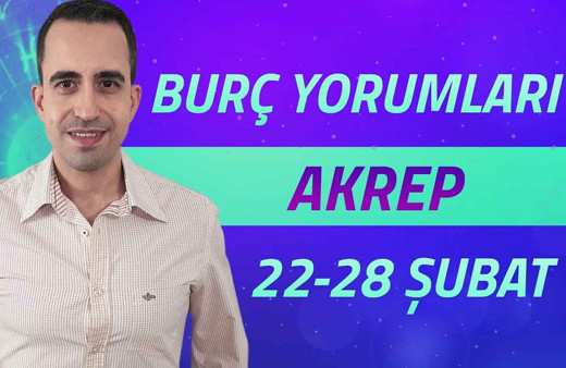 Akrep 22-28 Şubat haftalık burç yorumları kariyer konuları ön planda!