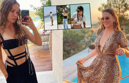 Serenay Sarıkaya Maldivler'de açıldıkça açıldı bikinisiyle olay pozlar