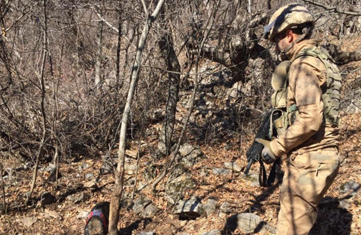 Tunceli’de Eren-7 Mercan-Munzur operasyonunda 2 sığınak imha edildi