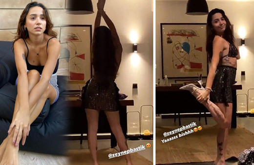 Mankenliğe soyundu! Zeynep Bastık Kerimcan Durmaz'a cesur kıyafetiyle şov yaptı