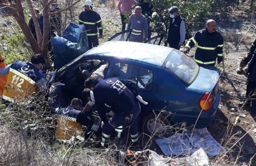 Hatay'da feci kaza! Yaşlı çifti ölüm ayırdı
