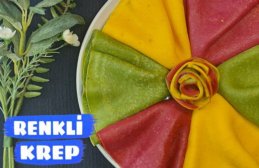 Sebzeli krep nasıl yapılır renk renk lezzet!