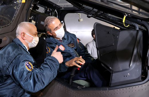 Emniyet Genel Müdürlüğünün ilk T129 Atak helikopteri teslim edildi