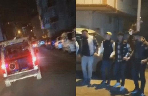 Arnavutköy'de asker eğlencesinde havaya ateş açan çocuk gözaltına alındı