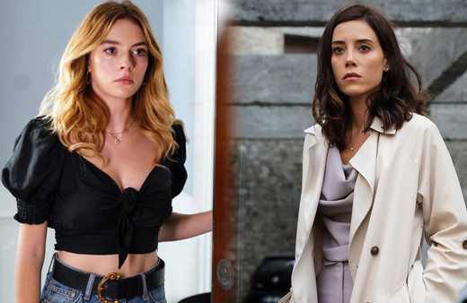 Sadakatsiz'in setinden Cansu Dere Melis Sezen paylaştı ikili büyüledi