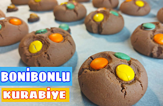 Bonibonlu kurabiye nasıl yapılır çocuklarınız bayılacak!