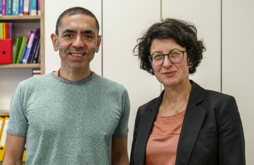 Almanya'da Prof. Dr. Uğur Şahin ve eşi Dr. Özlem Türeci'ye liyakat nişanı verilecek