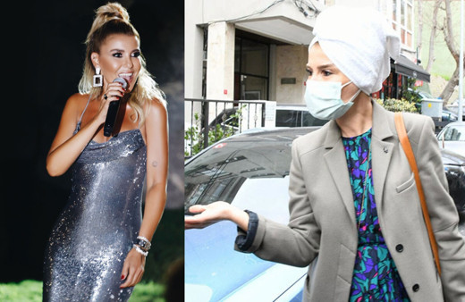 Sokakta başında havluyla Gülben Ergen'den Hülya Avşar açıklaması!