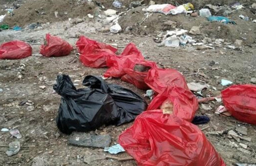 Ankara'da ürperten görüntü! Poşetlerin içinde...