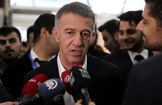 Trabzonspor Başkanı Ağaoğlu'dan Fenerbahçe maçının hakemine tepki