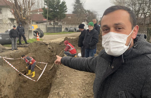 Düzce'de İSKİ kazısında ortaya çıktı çalışma durduruldu! İnceleme başlatıldı