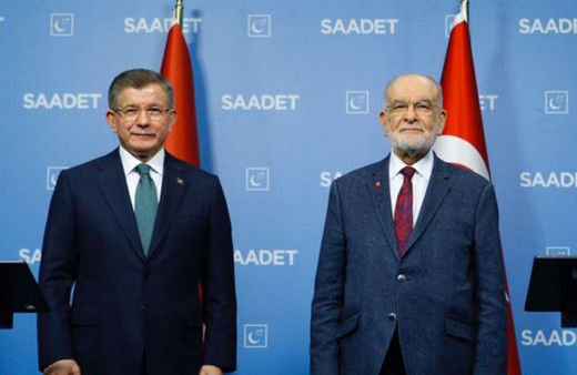 Ahmet Davutoğlu, Temel Karamollaoğlu'nu ziyaret etti: Ortak açıklama