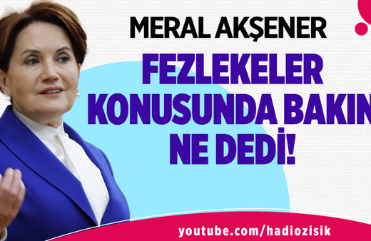 Meral Akşener'in fezleke kararı ve Cumhuriyet Gazetesi'nin ilginç manşeti!
