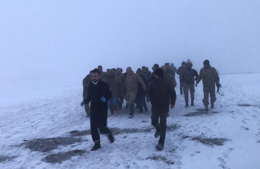Bitlis'te yaşanan helikopter kazasından ilk görüntüler geldi