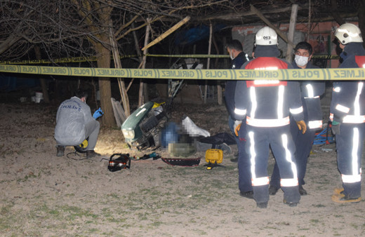 Malatya'da elbisesini çapa makinesinde kaptıran yaşlı adam can verdi