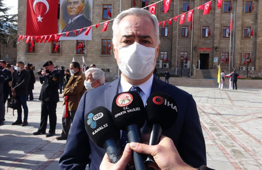 Isparta Valisi Ömer Seymenoğlu'ndan vaka sayısı açıklaması