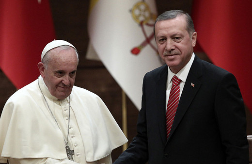 Papa Irak ziyareti sonrası Cumhurbaşkanı Erdoğan'a telgraf gönderdi