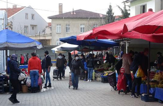 Durum vahim! Keşan'da vakalar patladı halk pazarı süresiz kapatıldı