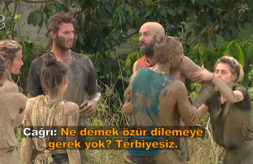 Çağrı Atakan Survivor sunucusu Murat Ceylan'ın üzerine yürüdü Acun Ilıcalı resti çekti