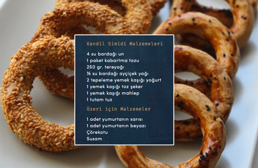 Arda'nın kandil simidi tarifi! Evde kandil simiti için gerekli malzemeler
