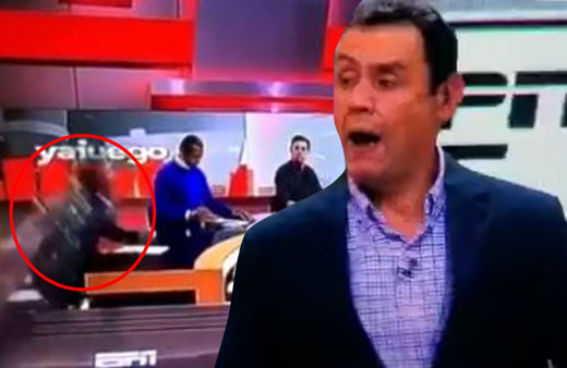 Canlı yayında spiker neye uğradığını şaşırdı! Konuk ekran altında kaldı