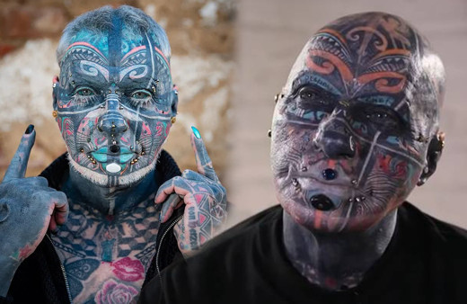 230 bin lira harcadı! Her tarafını dövmeyle kapladı sadece bir yerine yaptırmadı