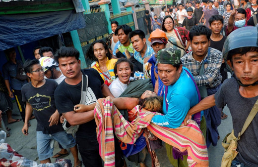 Son dakika Myanmar'daki protestolarda en az 38 kişi öldürüldü