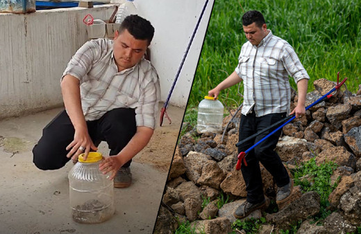 Hatay'da herkes korkup iğreniyor! 14 yıldır bu işi bedavaya yapıyor