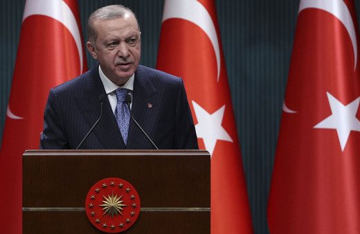 Başkan Erdoğan, İtalya Başbakanı Mario Draghi ve Merkel'le görüştü