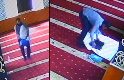 Böyle hırsızlık görülmedi! Diyarbakır'da camide pes dedirten görüntü