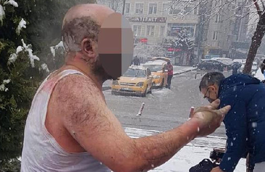 Kayseri'de ailesiyle tartışan kepçe operatörü kendini yaktı