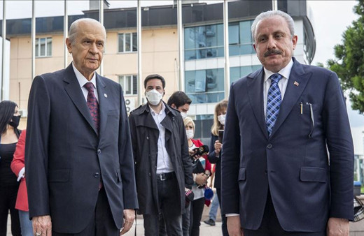 TBMM Başkanı Mustafa Şentop MHP lideri Devlet Bahçeli'yi tebrik etti