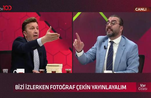TV100'de canlı yayın karıştı hakaretler havada uçuştu: Anana avradına...