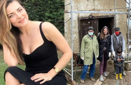 Ünlü oyuncu Burcu Kara doğduğu evi tadilata soktu çökmesine gönlüm razı gelmedi!