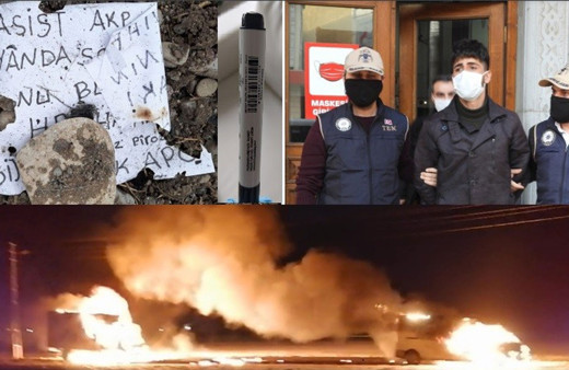 Ağrı’da AK Partili ailenin araçlarını kundaklayan kişi HDP’li Çıktı