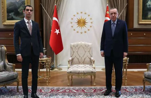 Erdoğan, Muhsin Yazıcıoğlu'nun oğlu ile görüştü