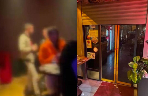 Beyoğlu'nda 3 ayrı eğlence mekanına baskın kamerada