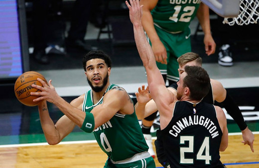 NBA'de Bucks'ın 8 maçlık galibiyet serisine Celtics son verdi