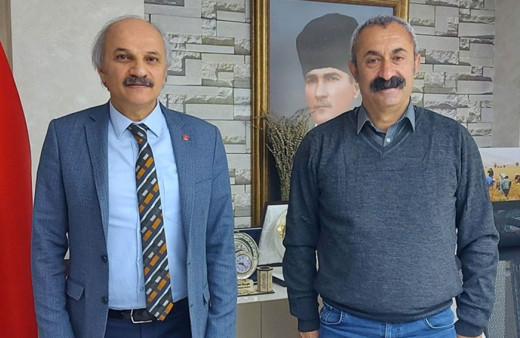 Saadet Partisi heyetinden Tunceli Belediye Başkanı Fatih Mehmet Maçoğlu'na ziyaret