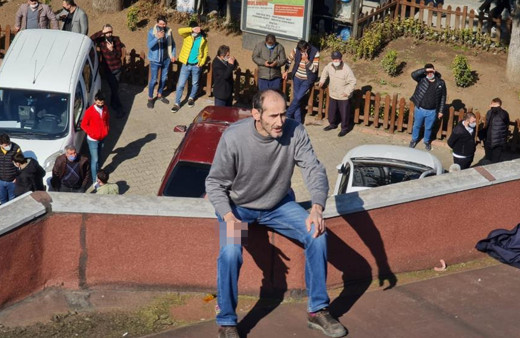 Samsun'da film izler gibi izlediler! 45 dakika sürdü başkan devreye girdi