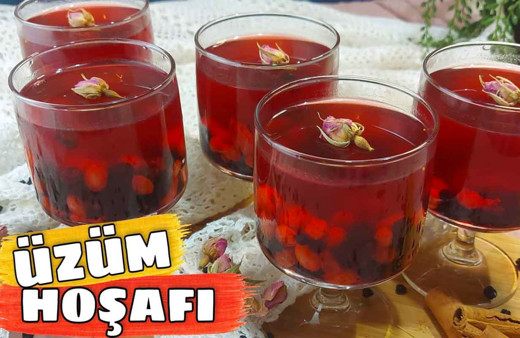Üzüm hoşafı nasıl yapılır harika lezzet!