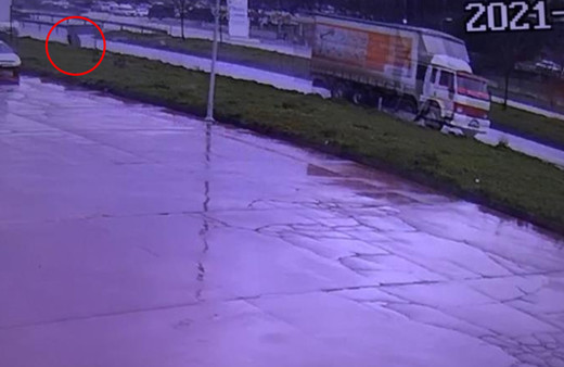 Bursa'da yolda şaşkına çeviren görüntü! Faciadan dönüldü