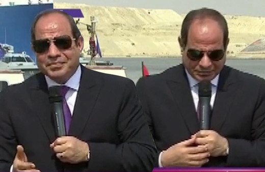 Mısır Cumhurbaşkanı Sisi'nin zor anları! Bir türlü konuşamadı