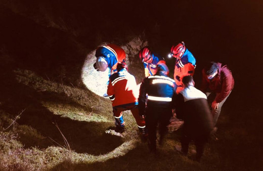 Maden mühendisinin korku dolu anları! Metrelerce yuvarlandı son anda kurtarıldı