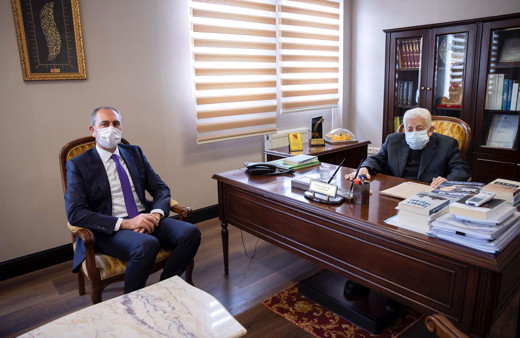 Adalet Bakanı Abdülhamit Gül'den Recai Kutan'a ziyaret!