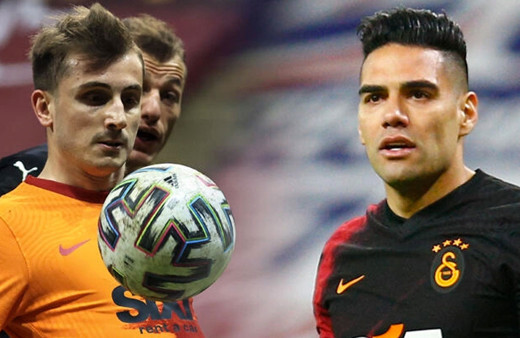Galatasaray'da Falcao ile Kerem kafa kafaya çarpıştı kırık var