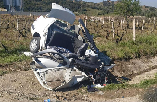 Manisa'da otomobil üzüm bağına uçtu: 3 kişi öldü